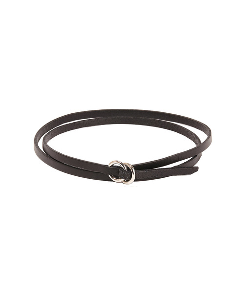 an meets zakka(アンミツザッカ)の「an meets zakka ダブルリング2重チョーカー(チョーカー・レディース・ブラック・ONE SIZE)」の6枚目の写真