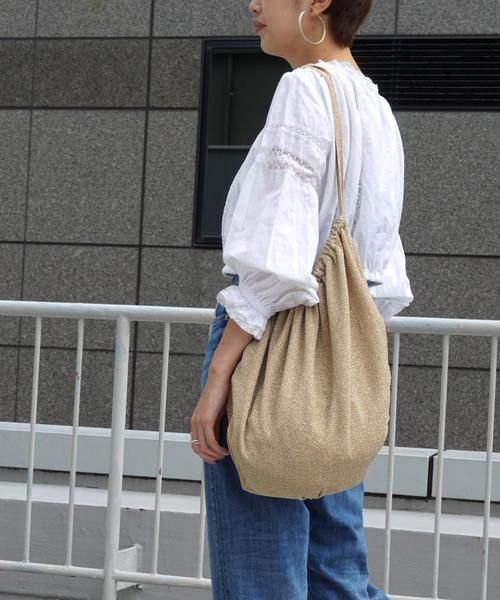 Another Edition（アナザーエディション）の「ラメショルダー ◆（ショルダーバッグ・レディース・ブラック/ピンク/ゴールド・FREE）」の3枚目の写真