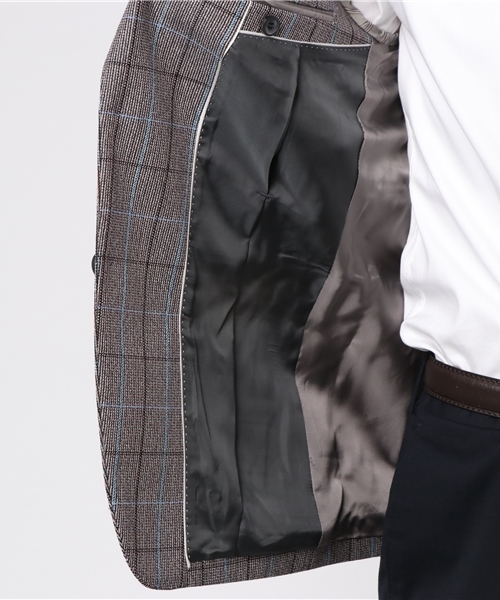 UNITED TOKYO（ユナイテッドトウキョウ）の「レトロジャケット（スーツジャケット・メンズ・グレー/ブラウン・3/1/2）」の11枚目の写真