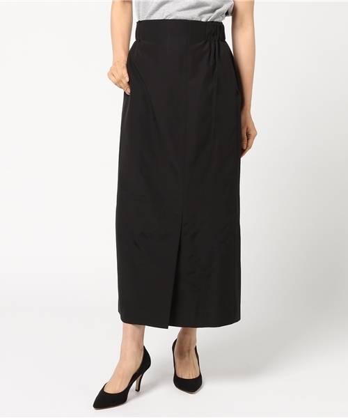 un dix cors（アンディコール）の「ロングタイトスカート（スカート・レディース・カーキ/ブラック・ﾌﾘ-）」の2枚目の写真