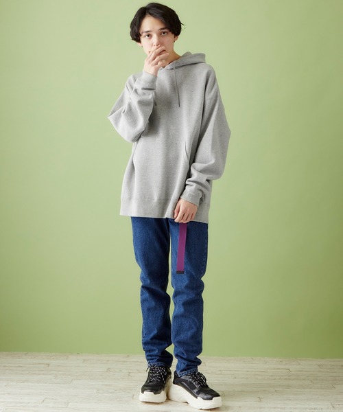 MONO-MART(モノマート)の「ナイロンロングガチャベルト(MONO-MART)(ベルト・メンズ・ホワイト/ブラック/パープル/ネイビー/ブラウン/グレー/レッド/アイボリー・FREE)」の21枚目の写真