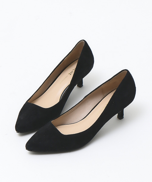 PICHE ABAHOUSE（ピシェ アバハウス）の「5cmポインテッドプレーンパンプス（パンプス・レディース・ブラック/グレー/ピンク/ブルー/ネイビー・35/36/37/38/39/34/40）」の2枚目の写真