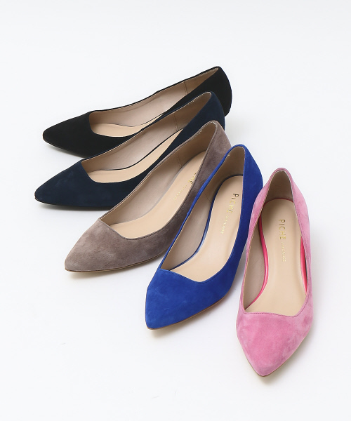 PICHE ABAHOUSE（ピシェ アバハウス）の「5cmポインテッドプレーンパンプス（パンプス・レディース・ブラック/グレー/ピンク/ブルー/ネイビー・35/36/37/38/39/34/40）」の6枚目の写真