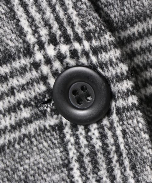 rps（アールピーエス）の「ポケットファーグレンチェックノーカラーコート（その他アウター・レディース・チャコールグレー/ブラック/ブラウン・M）」の13枚目の写真