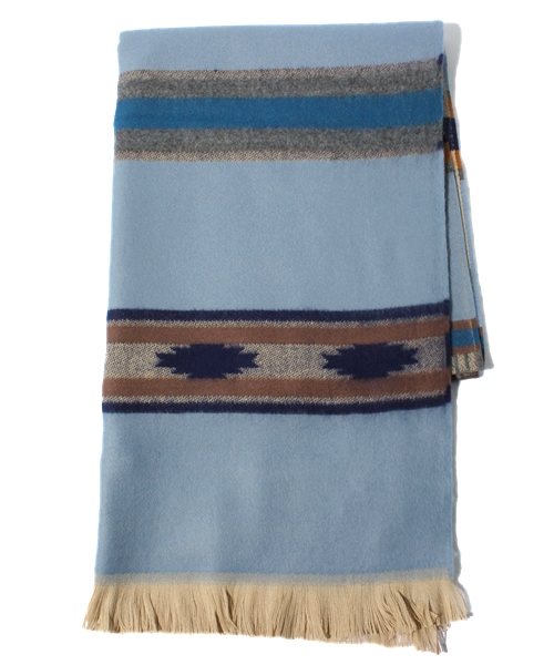 NANO universe（ナノユニバース）の「P.CORNILLON&CIE/ストール（マフラー・レディース・レッド/ブラウン/ブルー・FREE）」の3枚目の写真