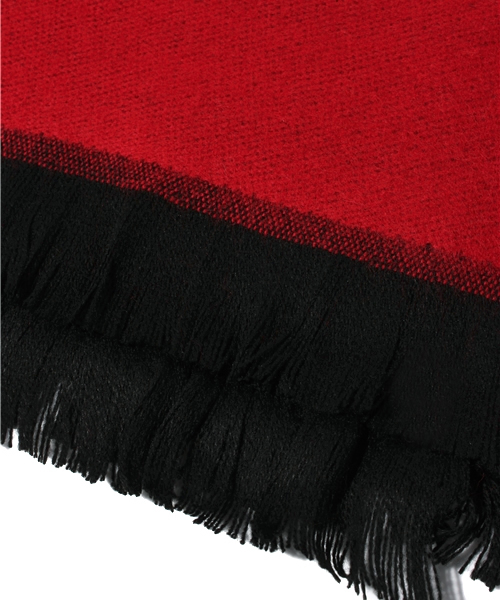 NANO universe（ナノユニバース）の「P.CORNILLON&CIE/ストール（マフラー・レディース・レッド/ブラウン/ブルー・FREE）」の4枚目の写真