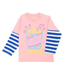 X-girl Stages | L/S TEE “NEON JUICE” (4T～7T)(Tシャツ/カットソー)