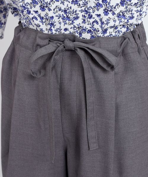 SHIPS Days(シップスデイズ)の「SHIPS Days STANDARD:タックワイドパンツ(その他パンツ・レディース・ネイビー/グレー/ベージュ・M~L/S~M)」の10枚目の写真