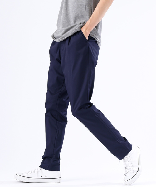 MONO-MART（モノマート）の「ハイパワーサテンストレッチ テーパードトラウザーズ(MONO-MART)（スラックス・メンズ・ブラック/ベージュ/ネイビー/グレー/ライトベージュ・M/L）」の5枚目の写真