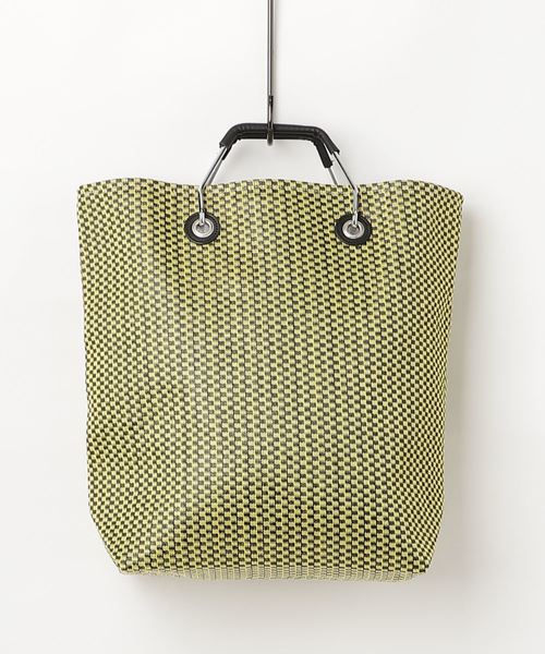 CONTROL FREAK / CTFK(コントロールフリーク)の「【Control freak】コントロールフリーク 幾何学ハンドルトートバッグ (トートバッグ・レディース・イエロー/グリーン・ONESIZE)」の6枚目の写真