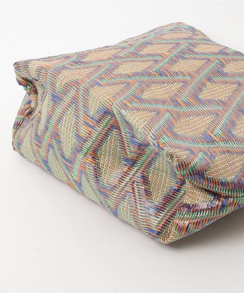 CONTROL FREAK / CTFK(コントロールフリーク)の「【Control freak】コントロールフリーク 幾何学ハンドルトートバッグ (トートバッグ・レディース・イエロー/グリーン・ONESIZE)」の4枚目の写真