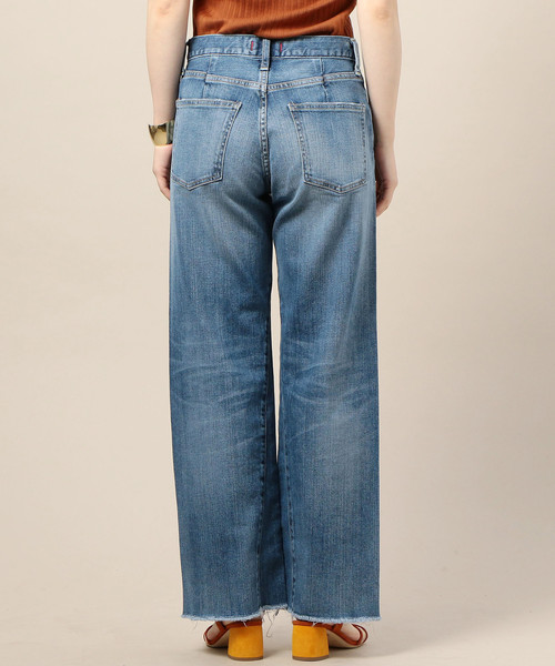 RED CARD TOKYO（レッドカード）の「＜RED CARD＞Liberty Custom Flare デニムパンツ（デニムパンツ・レディース・ネイビー・22/23）」の5枚目の写真