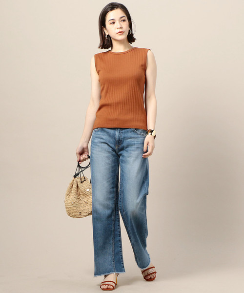 RED CARD TOKYO（レッドカード）の「＜RED CARD＞Liberty Custom Flare デニムパンツ（デニムパンツ・レディース・ネイビー・22/23）」の2枚目の写真