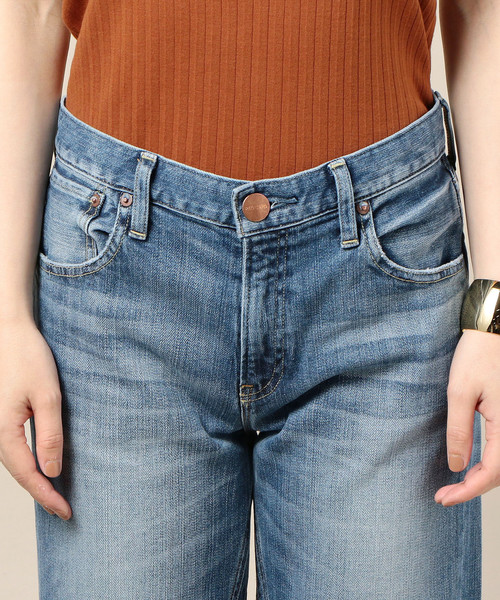 RED CARD TOKYO（レッドカード）の「＜RED CARD＞Liberty Custom Flare デニムパンツ（デニムパンツ・レディース・ネイビー・22/23）」の12枚目の写真