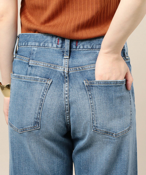 RED CARD TOKYO（レッドカード）の「＜RED CARD＞Liberty Custom Flare デニムパンツ（デニムパンツ・レディース・ネイビー・22/23）」の10枚目の写真