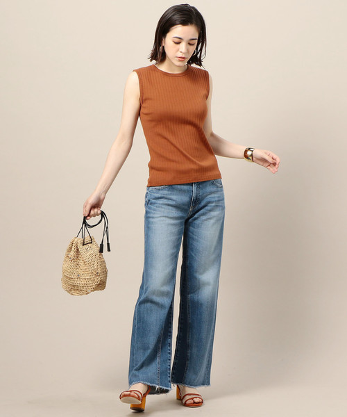 RED CARD TOKYO（レッドカード）の「＜RED CARD＞Liberty Custom Flare デニムパンツ（デニムパンツ・レディース・ネイビー・22/23）」の6枚目の写真