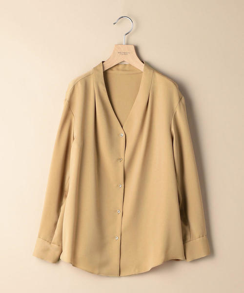BEAUTY&YOUTH UNITED ARROWS（ビューティーアンドユースユナイテッドアローズ）の「BY パウダータッチサテンスキッパーボタンシャツ о（シャツ/ブラウス・レディース・ブラウン/ベージュ/オフホワイト/オレンジ系その他/その他1・FREE）」の15枚目の写真