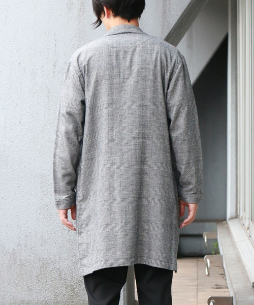Confirm(コンファーム)の「Confirm / コンファーム ネルショールガウン(シャツ/ブラウス・メンズ・ネイビー/グレー/レッド・M/L)」の14枚目の写真