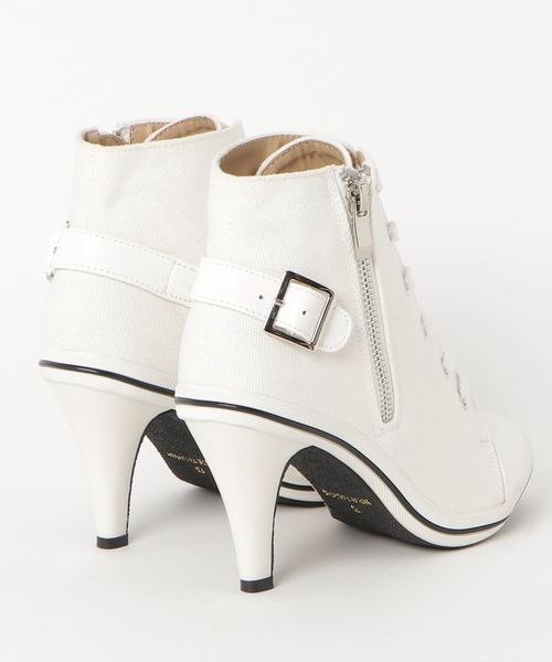 GeeRA(ジーラ)の「ヒールスニーカー(スニーカー・レディース・ホワイト/ブラック/ブラック×ホワイト・SMALL/X-LARGE/MEDIUM/LARGE)」の8枚目の写真