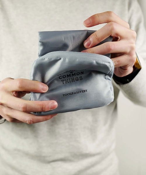 HIGHTIDE（ハイタイド）の「TOOLS to LIVEBY ツールズ トゥ リブバイ エコバッグ マルシェバッグ トートバッグ 折りたたみ（エコバッグ/サブバッグ・レディース・グリーン/グレー/ネイビー・FREE）」の17枚目の写真
