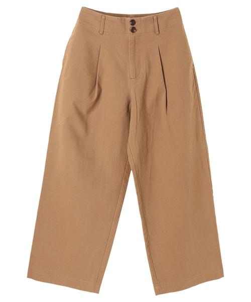 AMERICAN HOLIC（アメリカンホリック）の「・ツイル起毛ワイドパンツ（その他パンツ・レディース・ベージュ/ネイビー/キャメル/ドット/ベージュ系その他4/グリーン系その他5・M/L）」の12枚目の写真