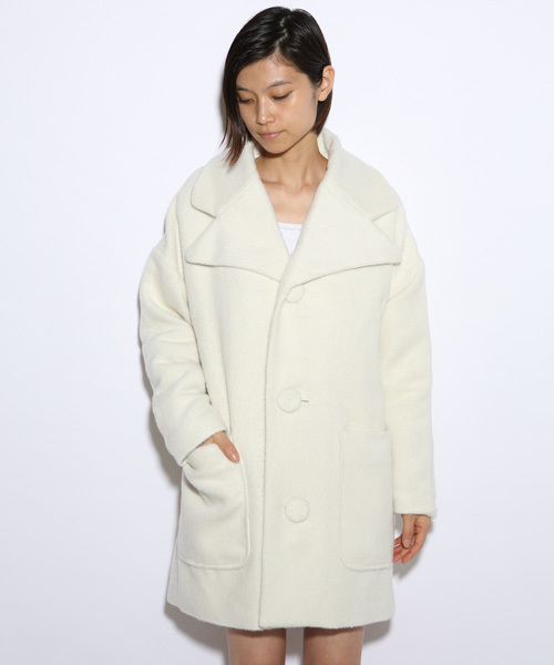 i（アイ）の「BIGテーラードJK（テーラードジャケット・レディース・グレー/ブラック/ホワイト・ﾌﾘ-）」の11枚目の写真