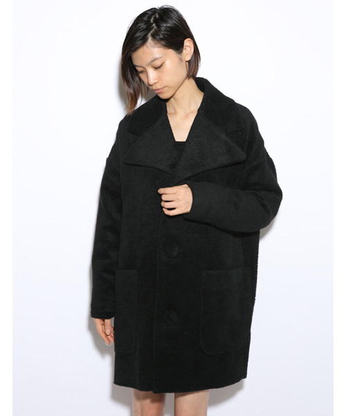 i（アイ）の「BIGテーラードJK（テーラードジャケット・レディース・グレー/ブラック/ホワイト・ﾌﾘ-）」の4枚目の写真