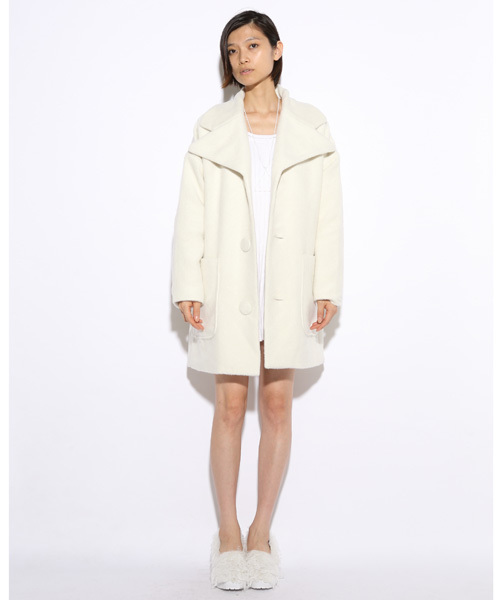 i（アイ）の「BIGテーラードJK（テーラードジャケット・レディース・グレー/ブラック/ホワイト・ﾌﾘ-）」の5枚目の写真