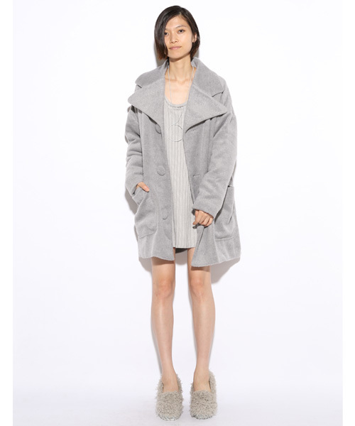 i（アイ）の「BIGテーラードJK（テーラードジャケット・レディース・グレー/ブラック/ホワイト・ﾌﾘ-）」の13枚目の写真