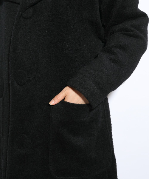 i（アイ）の「BIGテーラードJK（テーラードジャケット・レディース・グレー/ブラック/ホワイト・ﾌﾘ-）」の9枚目の写真