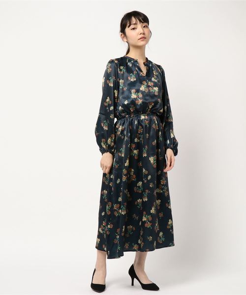 セール 花柄ロングワンピース ワンピース Auli アウリィ のファッション通販 Zozotown