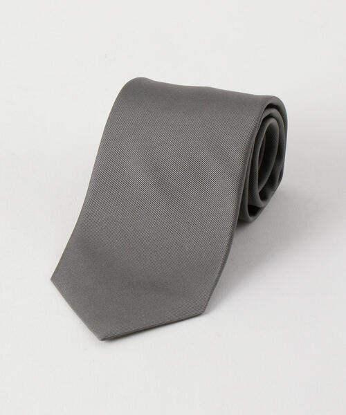 green label relaxing（グリーンレーベルリラクシング）の「[エラボラーテ] ELABORATE REP 8.0 無地柄 ネクタイ（ネクタイ・メンズ・グレー/オレンジ/コバルトブルー/パープル/ダークグリーン/ターコイズブルー/ダークブラウン/ベージュ/ネイビー/ピンク/ワインレッド・FREE）」の2枚目の写真