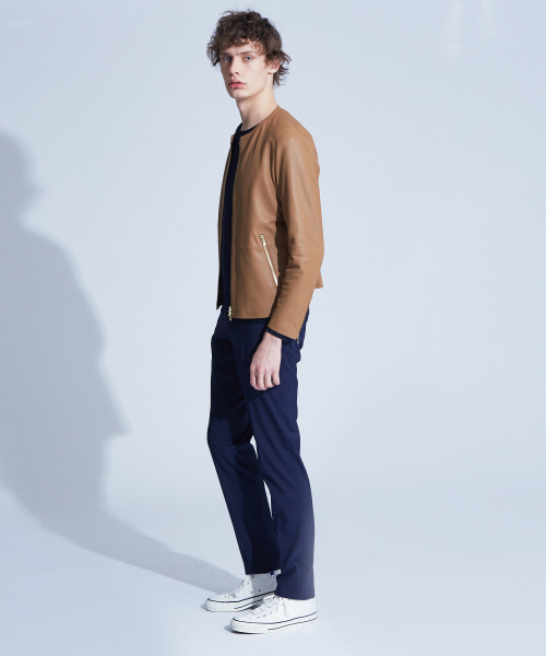 ABAHOUSE(アバハウス)の「【Recency of Mine】LINEN TOPハニカムクルーニット(ニット/セーター・メンズ・ネイビー/ブラウン/イエロー/アイボリー・44/46/48)」の10枚目の写真