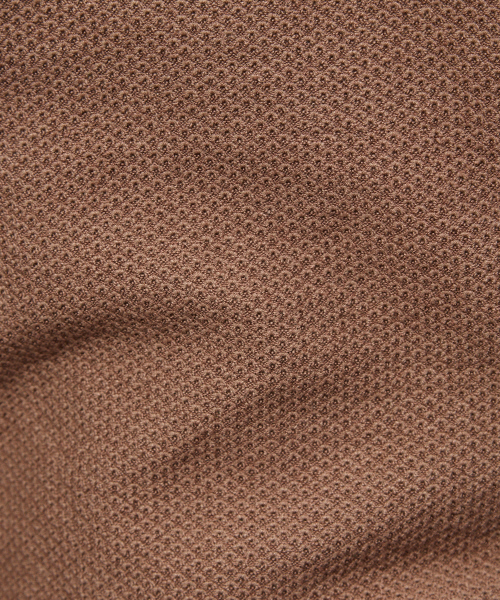 ABAHOUSE(アバハウス)の「【Recency of Mine】LINEN TOPハニカムクルーニット(ニット/セーター・メンズ・ネイビー/ブラウン/イエロー/アイボリー・44/46/48)」の7枚目の写真