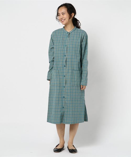 Ehka Sopo エヘカソポ の チェックガウンワンピース ワンピース Wear