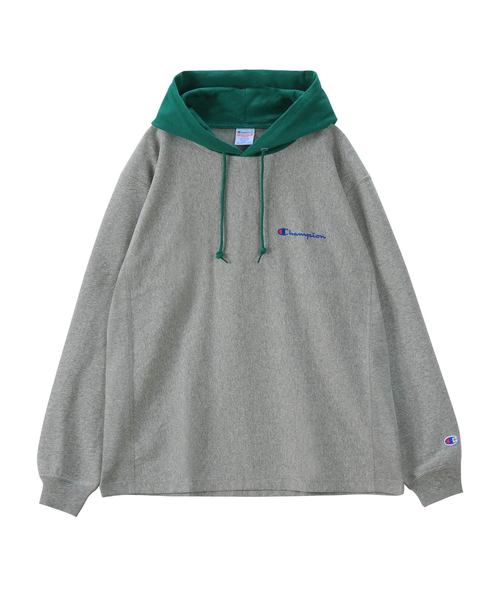 にゃー(ニャー)の「にゃーとChampion(Tシャツ/カットソー・レディース・ホワイト/グレー・02/03)」の1枚目の写真