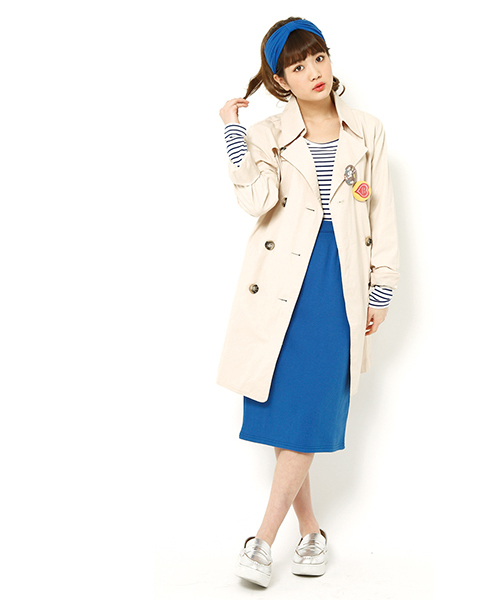 WEGO（ウィゴー）の「WEGO/スウェットペンシルスカート（スカート・レディース・オフホワイト/ホワイト系その他/ブラック/杢グレー/ブルー・FREE）」の16枚目の写真