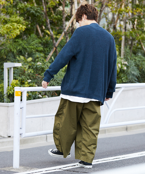 kutir（クティール）の「【ウルトラルーズシルエット】アゼアミカーディガン（カーディガン/ボレロ・メンズ・ネイビー/ベージュ/ブラック・MEDIUM/LARGE）」の21枚目の写真