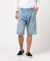 パンツ Carharrt wip ruck single knee short 30 CARHARTT WIP Ruck Single Knee Short - Green Stone Washed