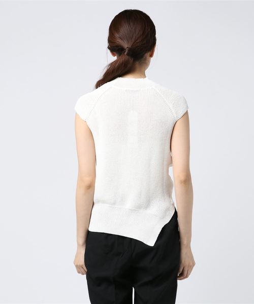 In The Tite トップス セール ストア のファッション インザ カミファイン片畦フレンチスリーブニットプルオーバー ニット セーター The Tite Store ティテ