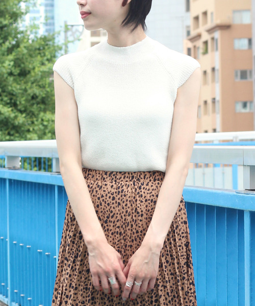 In The Tite トップス セール ストア のファッション インザ カミファイン片畦フレンチスリーブニットプルオーバー ニット セーター The Tite Store ティテ