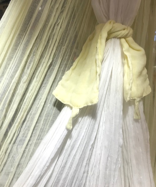 チャイハネ（チャイハネ）の「【チャイハネ】ガーゼカーテン138cm（インテリア雑貨・レディース・ホワイト/ブラウン/ブルー/グリーン/オレンジ/ターコイズブルー・FREE）」の8枚目の写真