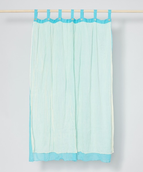 チャイハネ（チャイハネ）の「【チャイハネ】ガーゼカーテン138cm（インテリア雑貨・レディース・ホワイト/ブラウン/ブルー/グリーン/オレンジ/ターコイズブルー・FREE）」の22枚目の写真