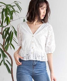 fifth | コットンレースフラワーブラウス(シャツ/ブラウス)