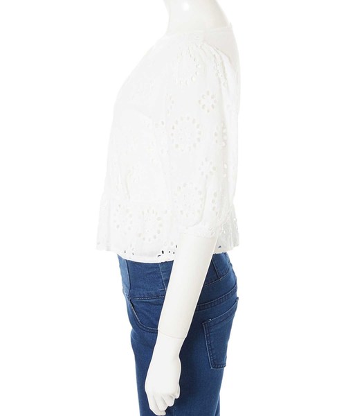 fifth（フィフス）の「コットンレースフラワーブラウス（シャツ/ブラウス・レディース・ホワイト・MEDIUM）」の10枚目の写真