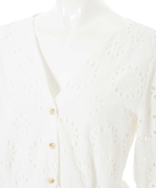 fifth（フィフス）の「コットンレースフラワーブラウス（シャツ/ブラウス・レディース・ホワイト・MEDIUM）」の11枚目の写真