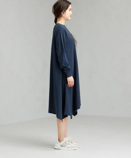 Champion（チャンピオン）の「［別注チャンピオン］SC Champion×GLR ロングスリーブ ワンピース（ワンピース・レディース・ネイビー/グレー/ブラック・M）」の11枚目の写真