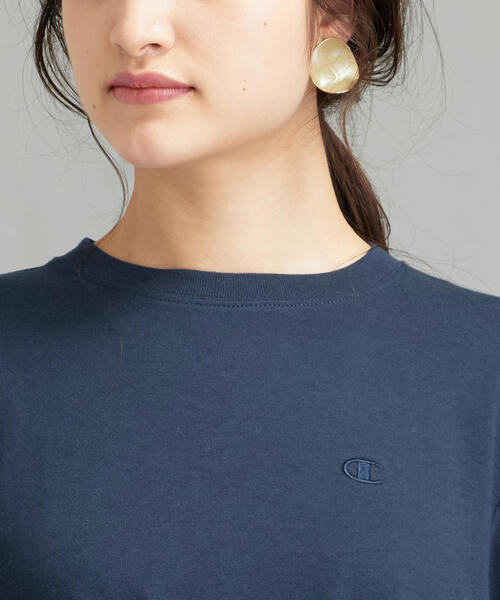 Champion（チャンピオン）の「［別注チャンピオン］SC Champion×GLR ロングスリーブ ワンピース（ワンピース・レディース・ネイビー/グレー/ブラック・M）」の9枚目の写真