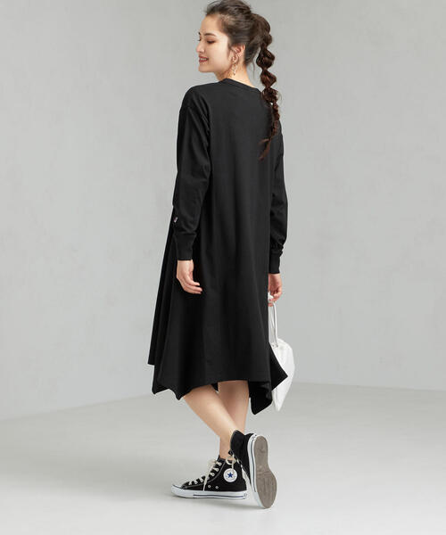 Champion（チャンピオン）の「［別注チャンピオン］SC Champion×GLR ロングスリーブ ワンピース（ワンピース・レディース・ネイビー/グレー/ブラック・M）」の13枚目の写真