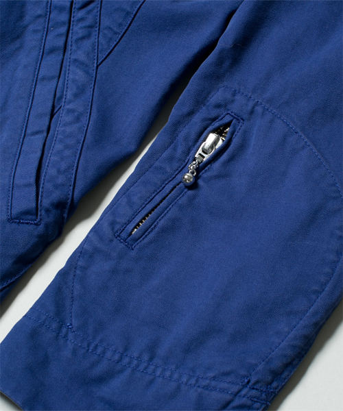 NANO universe（ナノユニバース）の「製品染ヘリンボンショップコート（ステンカラーコート・メンズ・ネイビー/オリーブ/ブルー・MEDIUM/SMALL/LARGE）」の10枚目の写真